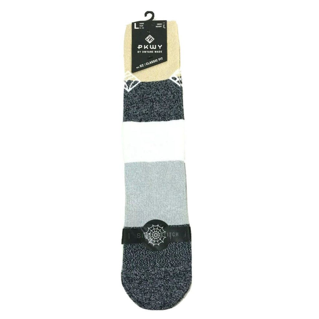 Pkwy By Dwyane Wade Mens Crew Socks